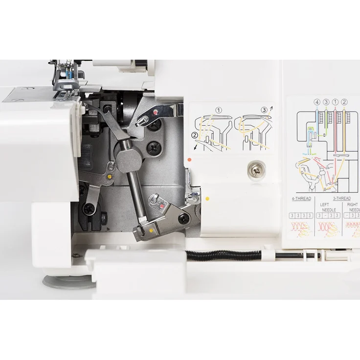 Singer 14SH 654 Overlock- NähMaschine  Differentialtransport bewegliches Obermesser  – Bild 9