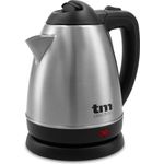 TM Electron Elektrischer Wasserkocher 1.500 W, LED-Anzeige, 360-Grad-Basis und doppeltes Sicherheitssystem 1,5 Litros rostfreier edelstahl