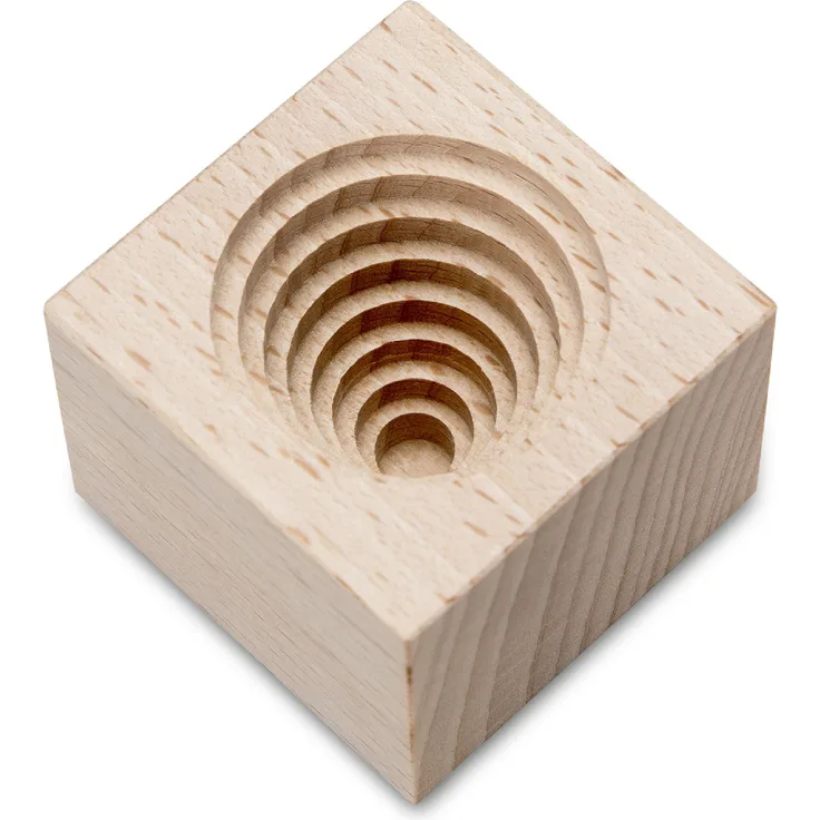 Städter 841314 Prägeform, Holz, Braun