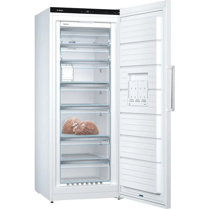 Bosch GSN54AWCV Gefrierschrank, freistehend, weiß, NoFrost, Schnellgefrieren, LED, Breite 70 cm, Energieklasse C – Bild 2