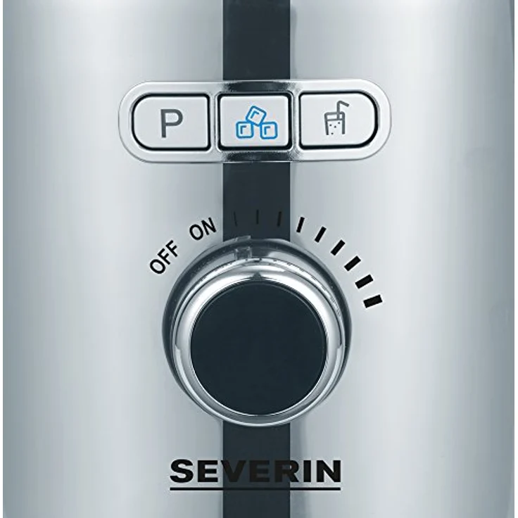 SEVERIN Standmixer mit Glas-Mixbehälter, 1,5 L, ca. 1.000 W, SM 3710, Edelstahl-Schwarz  – Bild 11