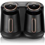 Arzum OKKA Minio Duo Kaffeemaschine, 1-8 Tassen Fassungsvermögen, waschbare Kaffeekanne, Akustisches Alarmsystem, kompakte Bauweise, 880W Leistung, Kaffeemesslöffel