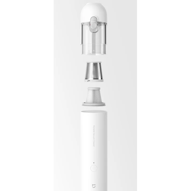 Xiaomi Mi Vacuum Cleaner Mini BHR4562GL Kleinstaubsauger, 30 min Akkubetrieb, 6.000 Pa Saugleistung, 8.800 Umdrehung pro min, HEPA-Filter, weiß – Bild 4