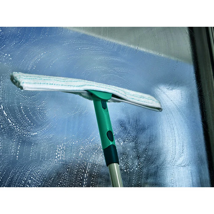 Leifheit Fensterabzieher Window Slider XL, Duschabzieher, Wischbreite 40 cm, mit beweglichem Gelenk, Abzieher für Dusche, Fenster und Spiegel, für große Flächen, Reiniger mit Click-System – Bild 5