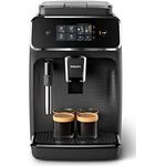 Philips 2200 Serie EP2220-10 Kaffeevollautomat, 2 Kaffeespezialitäten, Schwarz-Schwarz-gebürstet