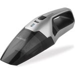 Fakir AS 1072 LNT - Handstaubsauger, Nass & Trockensauger , kabelloser Autosauger, mit . Wandhalterung - silber-rauchglas , 7,4 V Lithium-Ionen Akku