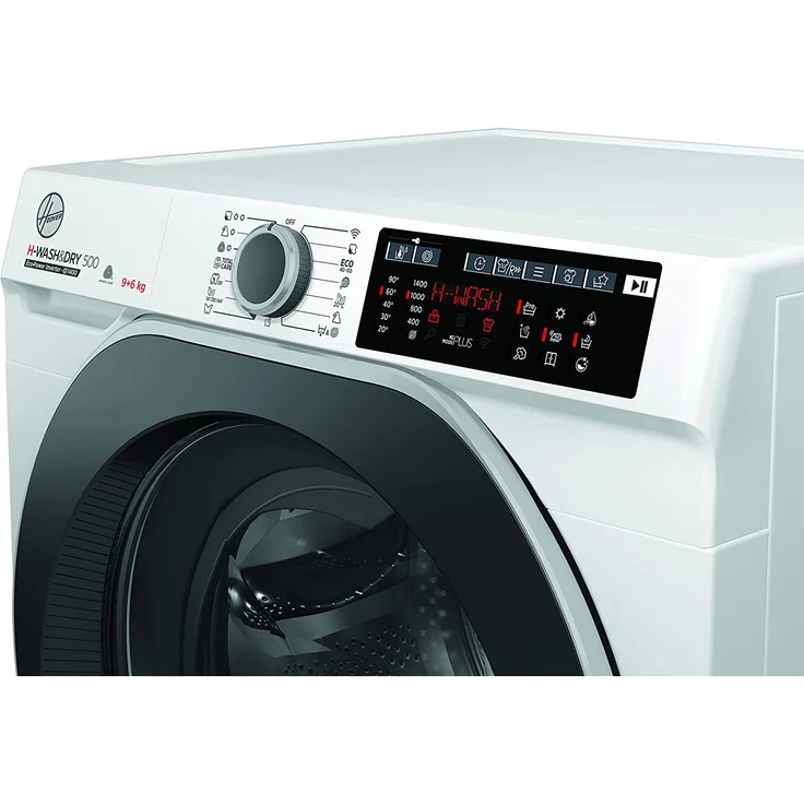 Hoover HDQ 496AMBS-1-S, Waschtrockner, Energieeffizienzklasse D, Standgerät, Breite 60 cm, Geräuschemissionsklasse C, Dampffunktion - Preisvergleich – Bild 5