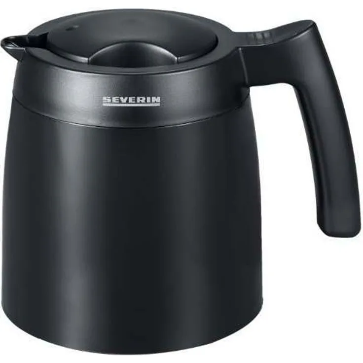 SEVERIN EVERIN TK 5536 Thermokanne 1.0 Liter, passend zu KA 4123, Schwarz, 1 Stück