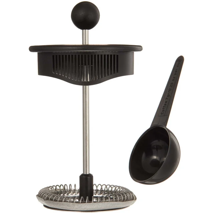 Bodum kenya Kaffeebereiter (French Press System, Permanent Edelstahl-Filter, 0,35 liters) schwarz – Bild 3