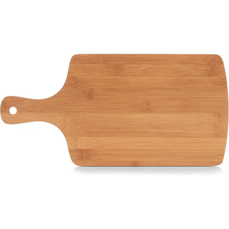 Zeller 25181 Schneidebrett mit Griff, natur, ca. 40 x 19.5 x 0.9 cm
