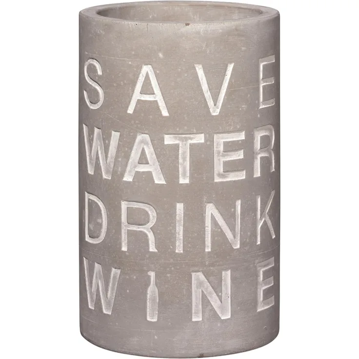 Räder P.e.t. Vino Beton Weinkühler Save water ca. 21 cm hoch