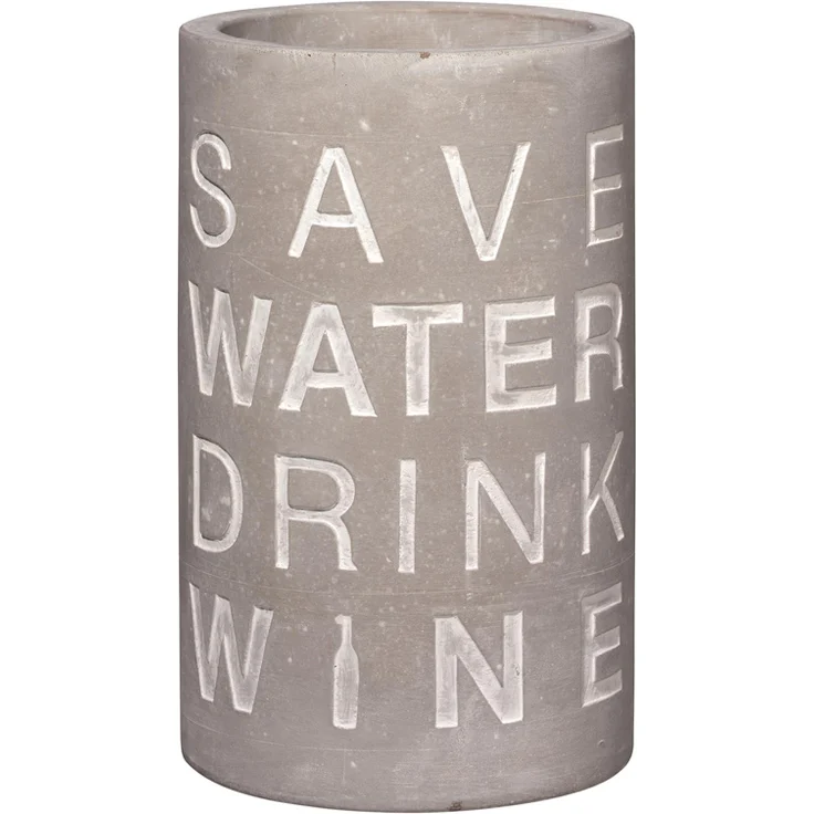 Räder P.e.t. Vino Beton Weinkühler Save water ca. 21 cm hoch