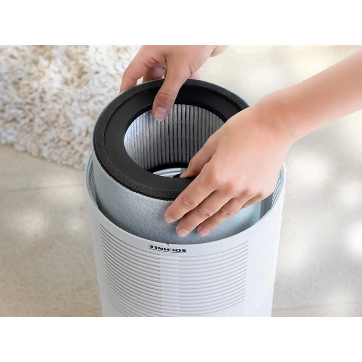 Soehnle Airfresh Clean 400 Luftreiniger, 4-stufiges Filtersystem, mit HEPA-Filter und UV-C Licht, Nachtmodus, 4 Stufen – Bild 4