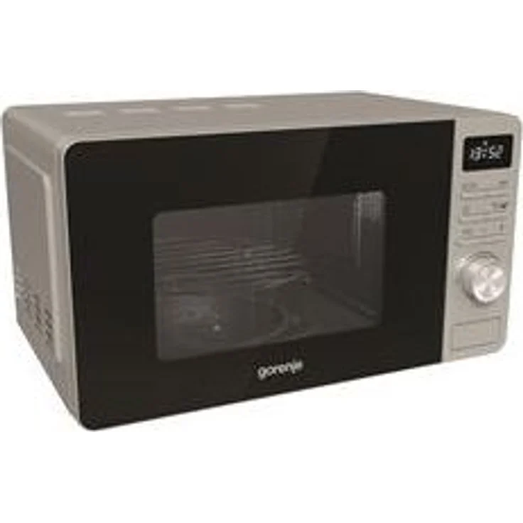 Gorenje MO20A4X Mikrowelle mit Grill, Standgerät, 20 Liter Garraum, 1280 Watt, schwarz, metallisch – Bild 1