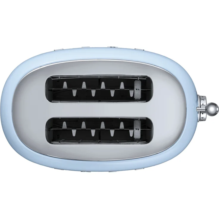 Smeg TSF01 PBEU Doppelschlitztoaster, 950W, 6 Bräunungsstufen, blau – Bild 5