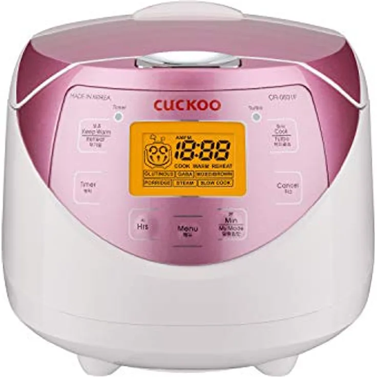 Cuckoo CR-0631F Reiskocher, 580W, 1,08L Fassungsvermögen, Warmehaltefunktion
