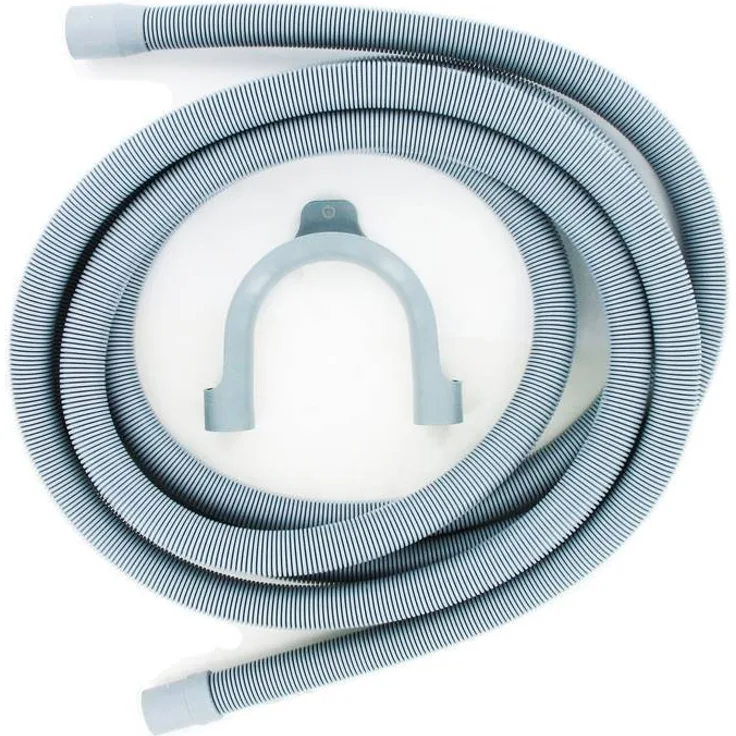 Europart Ablaufschlauch und Haken, 4 m Länge, 19 mm und 22 mm Armatur
