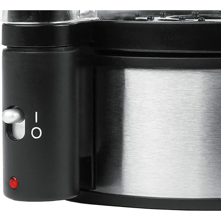 Rommelsbacher Eierkocher ER 400 - für 1-7 Eier, einstellbarer Härtegrad, elektronische Kochzeitüberwachung, Ein-Ausschalter, Signalton am Kochzeitende, Edelstahlgehäuse, 400 Watt – Bild 4