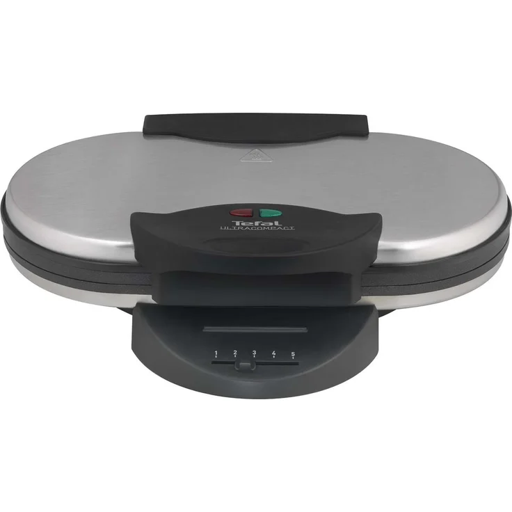 Tefal Doppel-Herzwaffeleisen WM311D [Waffelmaker für 2 Herzwaffeln gleichzeitig, stufenloser Temperaturregler für Bräunung nach Wunsch, antihaftbeschichtete Platten, Teigauffang-Vorrichtung, 1200W] – Bild 1