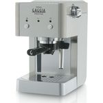 Gaggia RI8427-11 Gran Prestige Siebträger aus Edelstahl mit Panarello, 15 bar Druck, Silber