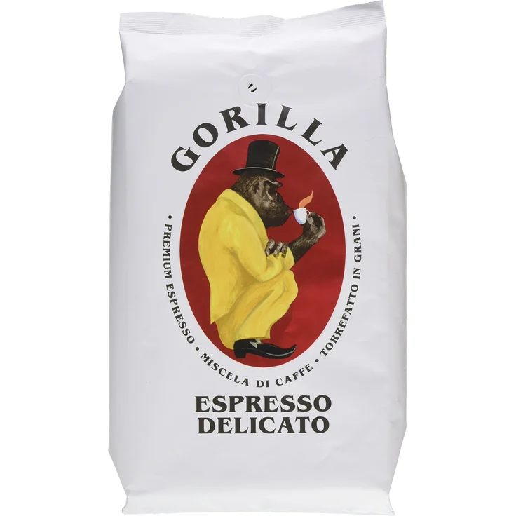 Joerges Gorilla Espresso Delicato, 1er Pack (1 x 1 kg), Weiß, Kaffeebohnen – Bild 1