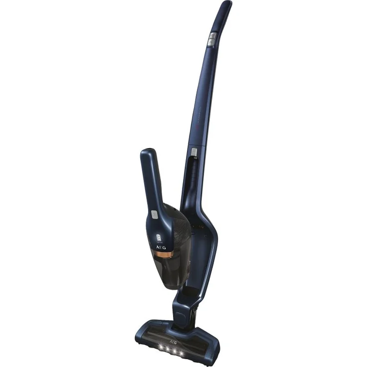 AEG Ergorapido CX7-2-45IM Handstaubsauger, 45 min Akkubetrieb, LED-Frontlicht, 180° Drehgelenk, Bürstenreinigungsfunktion, freistehend, blau  – Bild 2