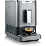 Severin KV 8090 Kaffeevollautomat mit integriertem Mahlwerk, Slim-Design, Eco-Modus, 1350 Watt, grau