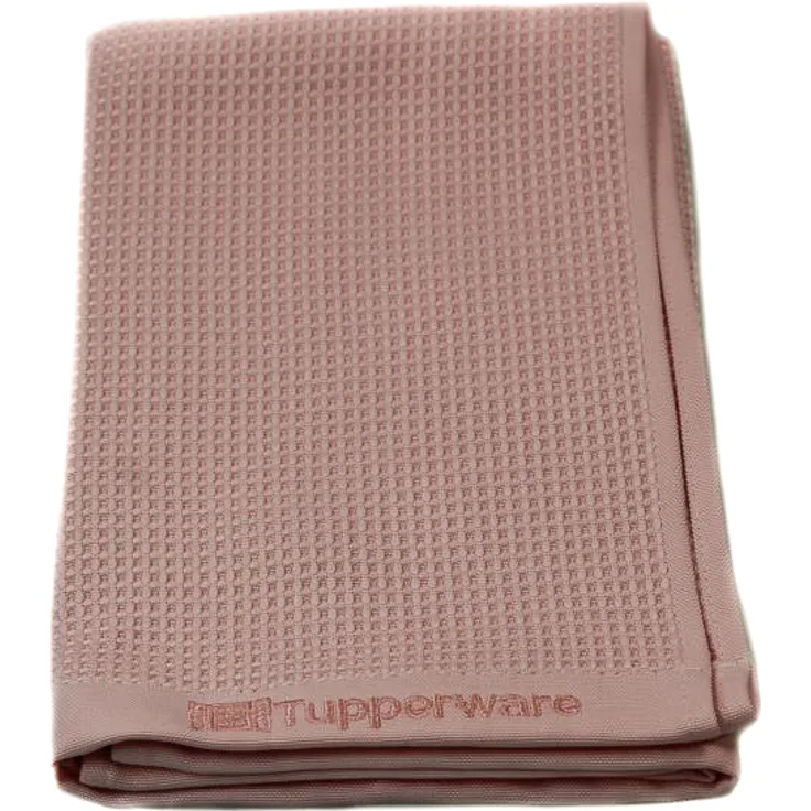 TUPPERWARE FaserPro Glas rosa Mikrofasertuch Fenster Hergestellt aus recyceltem Material