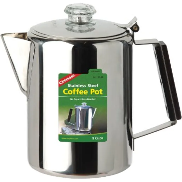 Coghlans Coffee Pot Edelstahl 9-Tassen