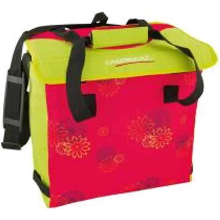 Campingaz Kühltasche, Pink Daisy, faltbar, 37 x 22 x 36 cm, grün, rot