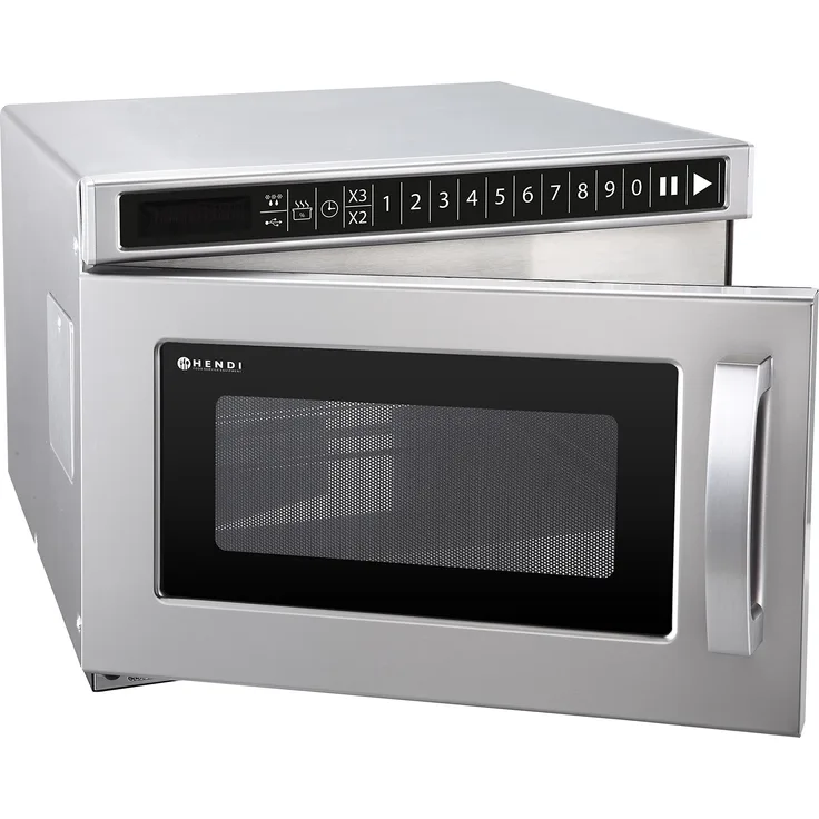 Hendi 281376 Profi Programmierbar via USB Mikrowelle, 1800W