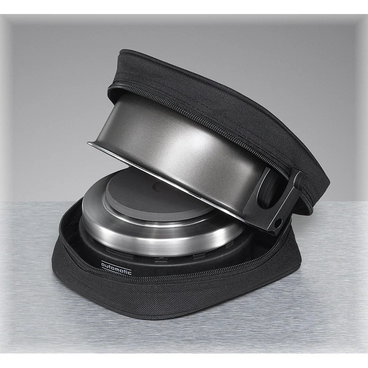 Rommelsbacher RK 501S Reisekochplattenset, Gussheizplatte + Alu-Topf + Reissverschlussetui, Anzahl der Kochstellen 1, Breite 15 cm, Thermostat stufenlos regelbar, edelstahl, schwarz – Bild 8
