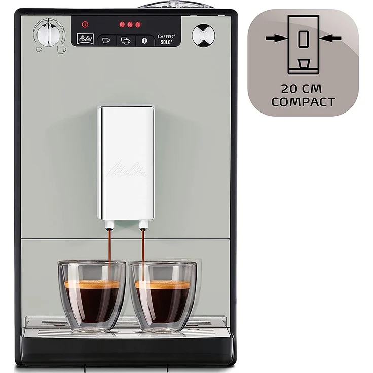 Melitta Solo Kaffeevollautomat (Exzellenter Kaffee-Genuss dank Vorbrühfunktion und herausnehmbarer Brühgruppe) E 950-777 sandy grey - Limited Edition – Bild 3