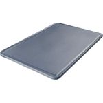 Fackelmann Schneidebrett easyprepare, Kunststoff, 36 x 24 cm, mit Saftrille, blau