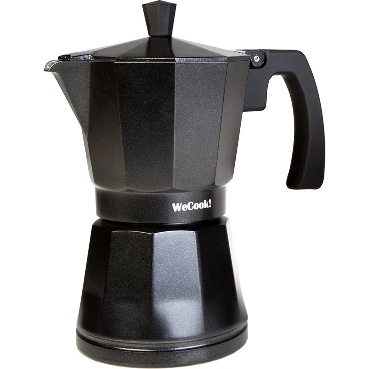 Wecook Luccia Espressokocher, Induktion, mehrere Tassen 6 tazas Schwarz – Bild 1