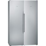 Siemens iQ700 KA95NAIEP Side-by-Side-Kühlschrank, freistehend, Edelstahl, NoFrost, Breite 60 cm