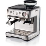 Ariete 1313 Espresso-Vollautomat mit Kaffeemühle für Körner, Staub und ESE, Milchkännchen, Milchkännchen, 1 und 2 Tassen, 1600 W, 2 Liter, 15, Edelstahl