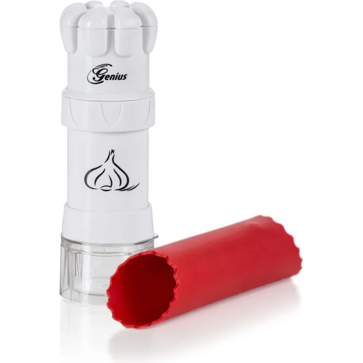 Genius Knoblauch-Schneider G5 Set 3-tlg Knoblauchschäler Knoblauchpresse 19143