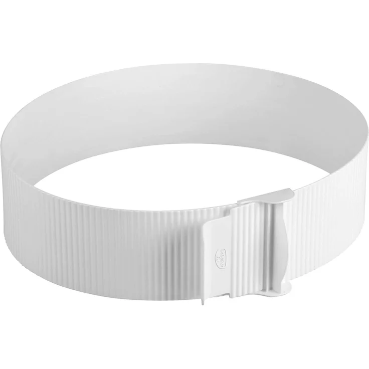 Dr. Oetker Tortenring Ø15-30cm, Küchenhelfer aus Kunststoff, stufenlos verstellbar, perfekt geeignet für Schichttorten, einfaches und bequemes Entfernen, (Farbe: weiß), Menge: 1 – Bild 2