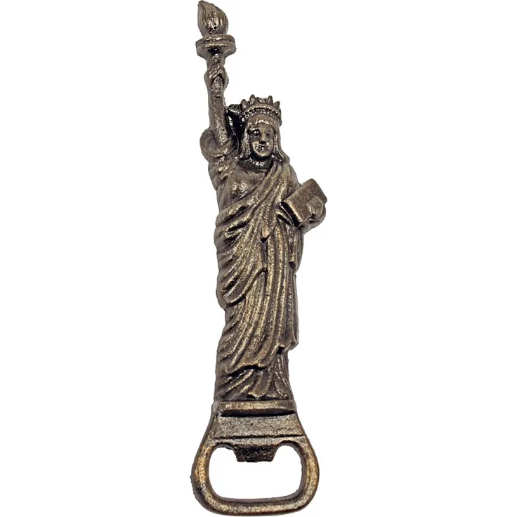 Design Toscano Freiheitsstatue, Flaschenöffner aus Eisenguss