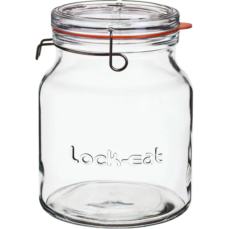 Luigi Bormioli Lock-Eat Einmachglas XL, 2L, mit Deckel