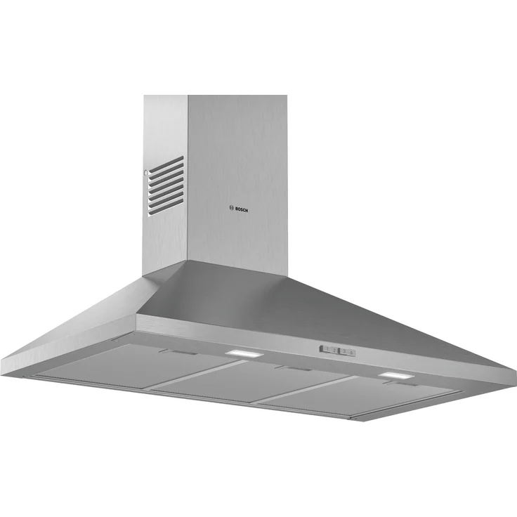 Bosch Serie 2 DWP96BC50, Motorhaube, Esse, Breite: 90 cm, Tiefe: 50 cm, Absaugung und Rückführung (mit zusätzlichem Rückführungsset), rostfreier Edelstahl – Bild 1