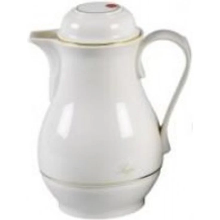 ROTPUNKT Isolierkanne 530 CHRISTA 0,5 l | Zweifunktions-Drehverschluss | BPA Frei- gesundes Trinken | Made in Germany | ivory