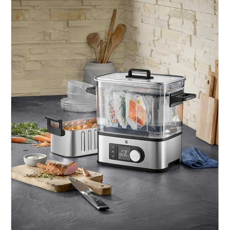 WMF Lono 2in1 Sous Vide Garer Pro mit Slow-Cook Einsatz, 1500 W, Wasserbehälter 6,0 l, Timer-Funktion bis 72 Stunden – Bild 12