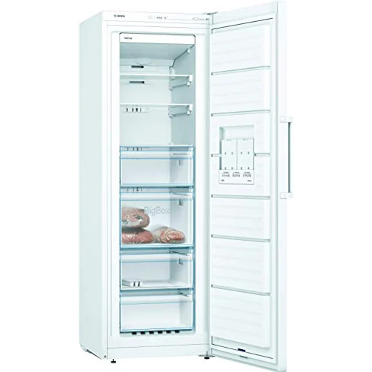 Bosch GSN33VWEP Gefrierschrank, freistehend, weiß, NoFrost, Schnellgefrieren, Breite 60 cm, Energieklasse E – Bild 1
