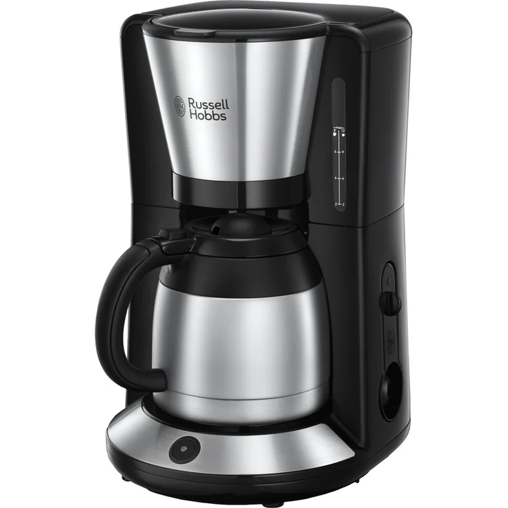 Russell Hobbs Kaffeemaschine Adventure Edelstahl, Thermokanne bis zu 8 Tassen, 1,0l, Abschaltautomatik, Tropf-Stopp, 1100W, Filterkaffeemaschine 24020-56 – Bild 1