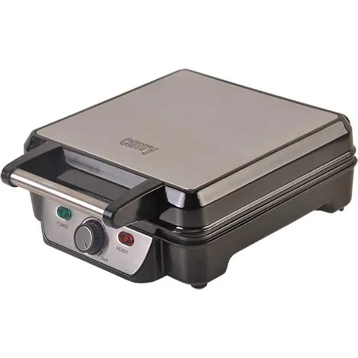 CAMRY Waffelmacher, Waffeleisen silber 1500 Watt