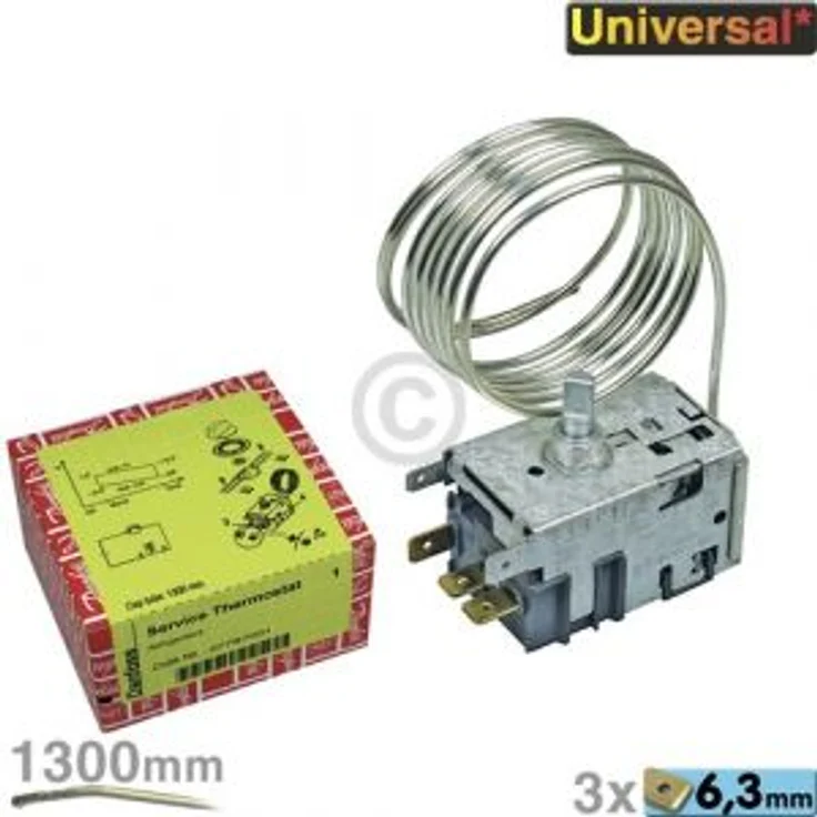 Thermostat Danfoss Nr.1 077B7001 Universal für Kühlschrank mit normaler Funktion