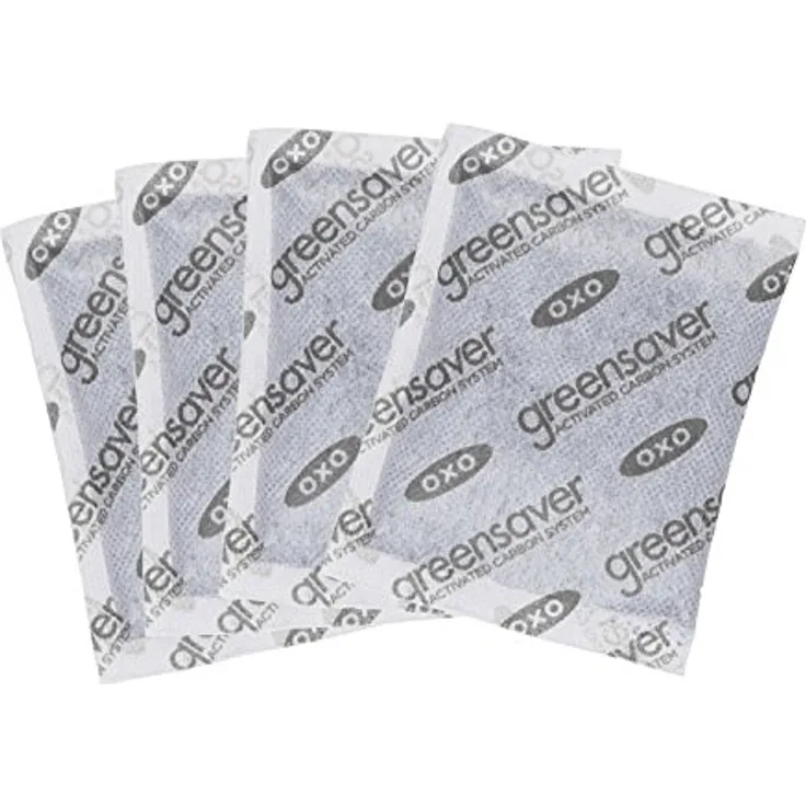 OXO Good Grips GreenSaver Aktivkohlefilter Nachfüllpackung 4 Filter