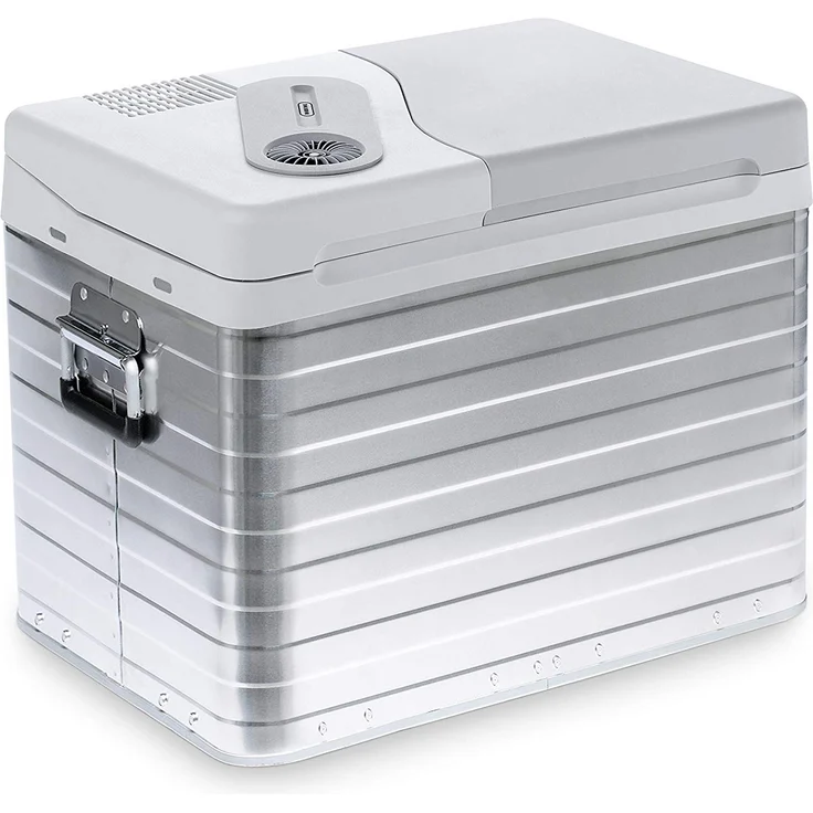 Dometic Mobicool Q40 AC-DC tragbare thermoelektrische Alu-Kühlbox, Energieeffizienzklasse F, 39 Liter, 12 V und 230 V für Auto, Lkw und Steckdose, Aluminium-Gehäuse – Bild 2